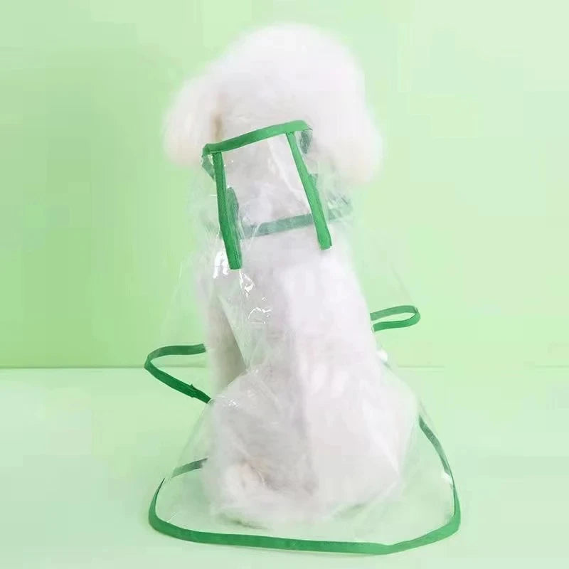 Pet Dog Transparent Raincoat Waterproof Jacket