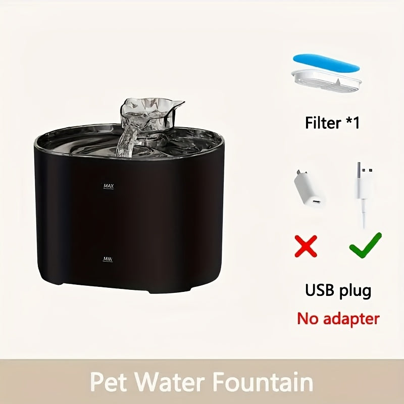 2.2L Cat Water Fountain – Ultra-Quiet Hydration for Your Cat Friend