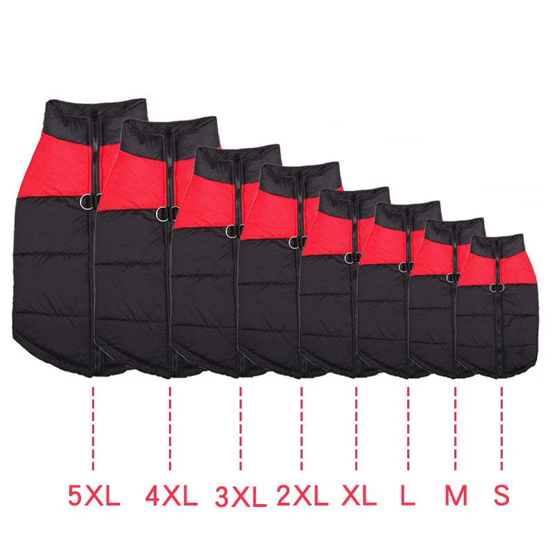 Warm Waterproof Dog Jacket for All Breeds