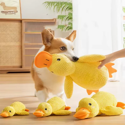 Interactive Bite-Resistant Duck Toy for Large Dogs