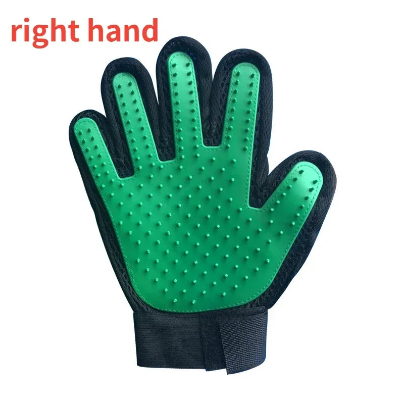 Cat grooming glove for cats wool Pet Hair Deshedding Brush Comb Glove For Pet Dog Cleaning Massage Glove For accessories