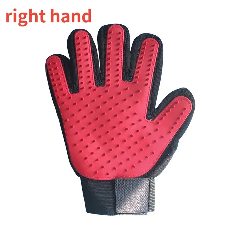 Cat grooming glove for cats wool Pet Hair Deshedding Brush Comb Glove For Pet Dog Cleaning Massage Glove For accessories