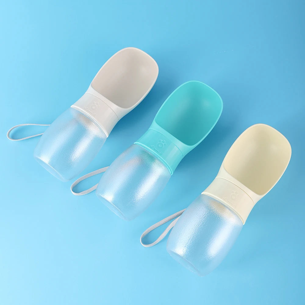 Portable Pet Water Bottle & Bowl - 300ml/500ml