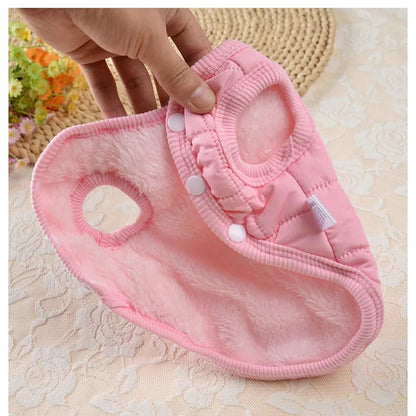 Trendy Winter Dog Coat for Small Breeds