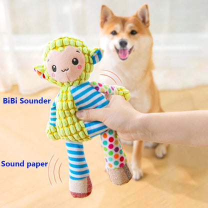 Interactive Plush Chew Toy for Dogs & Cats