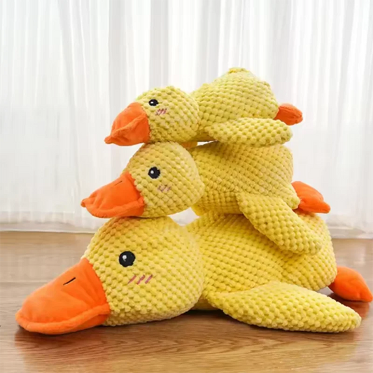 Interactive Bite-Resistant Duck Toy for Large Dogs