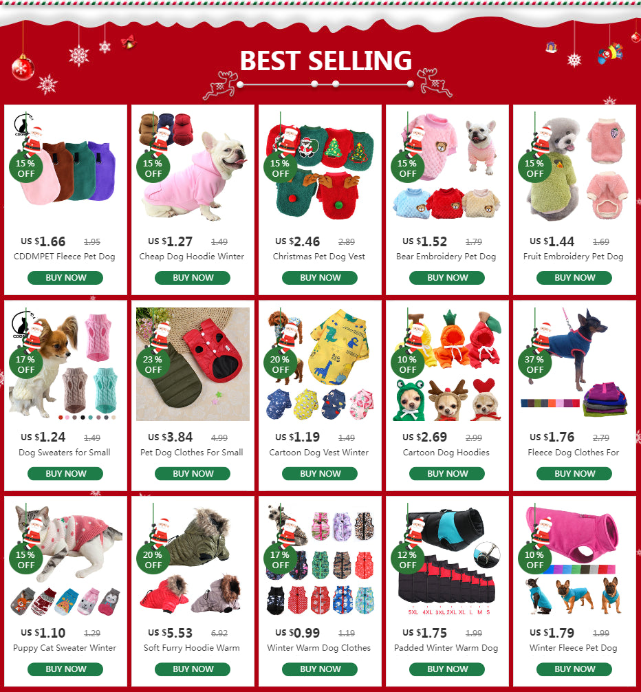 Warm Knitted Dog Sweater for Small & Medium Pets