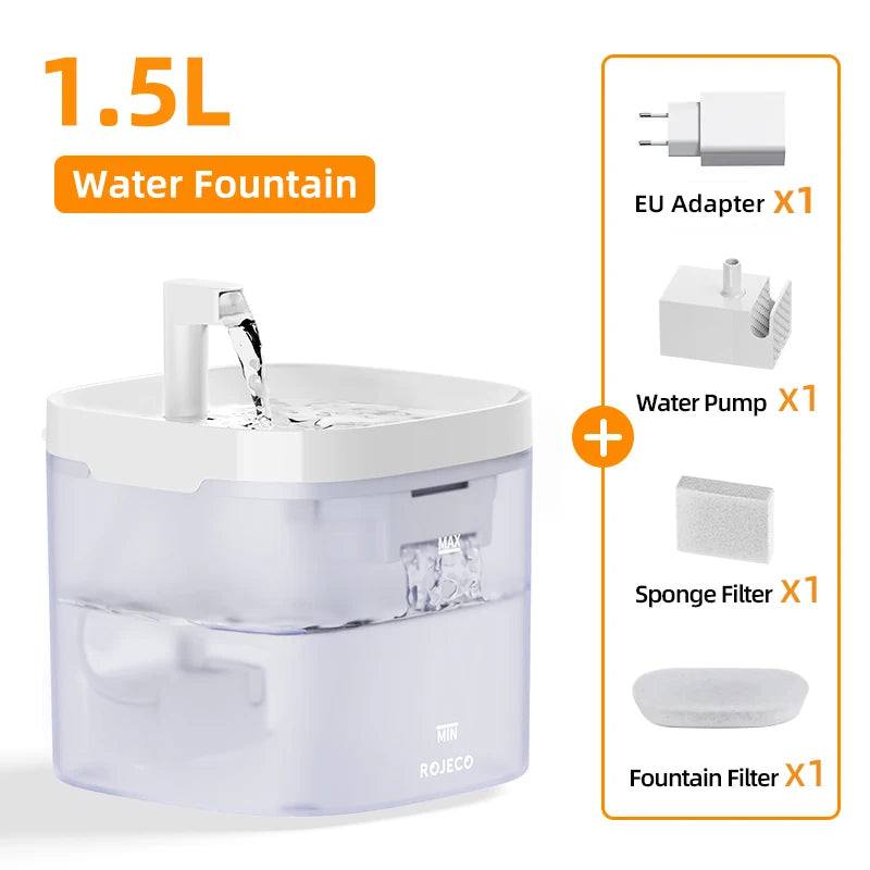 Automatic Cat Water Fountain ROJECO