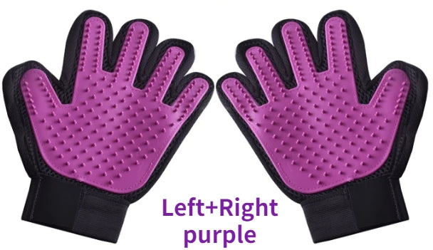 Cat grooming glove for cats wool Pet Hair Deshedding Brush Comb Glove For Pet Dog Cleaning Massage Glove For accessories