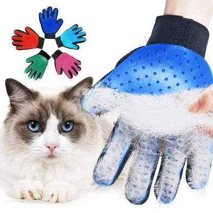 Cat Grooming Glove for Deshedding & Massage