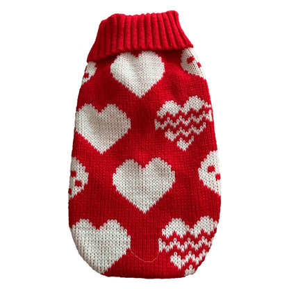 Warm Knitted Dog Sweater for Small & Medium Pets