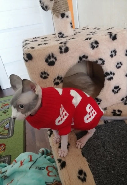 Warm Knitted Dog Sweater for Small & Medium Pets