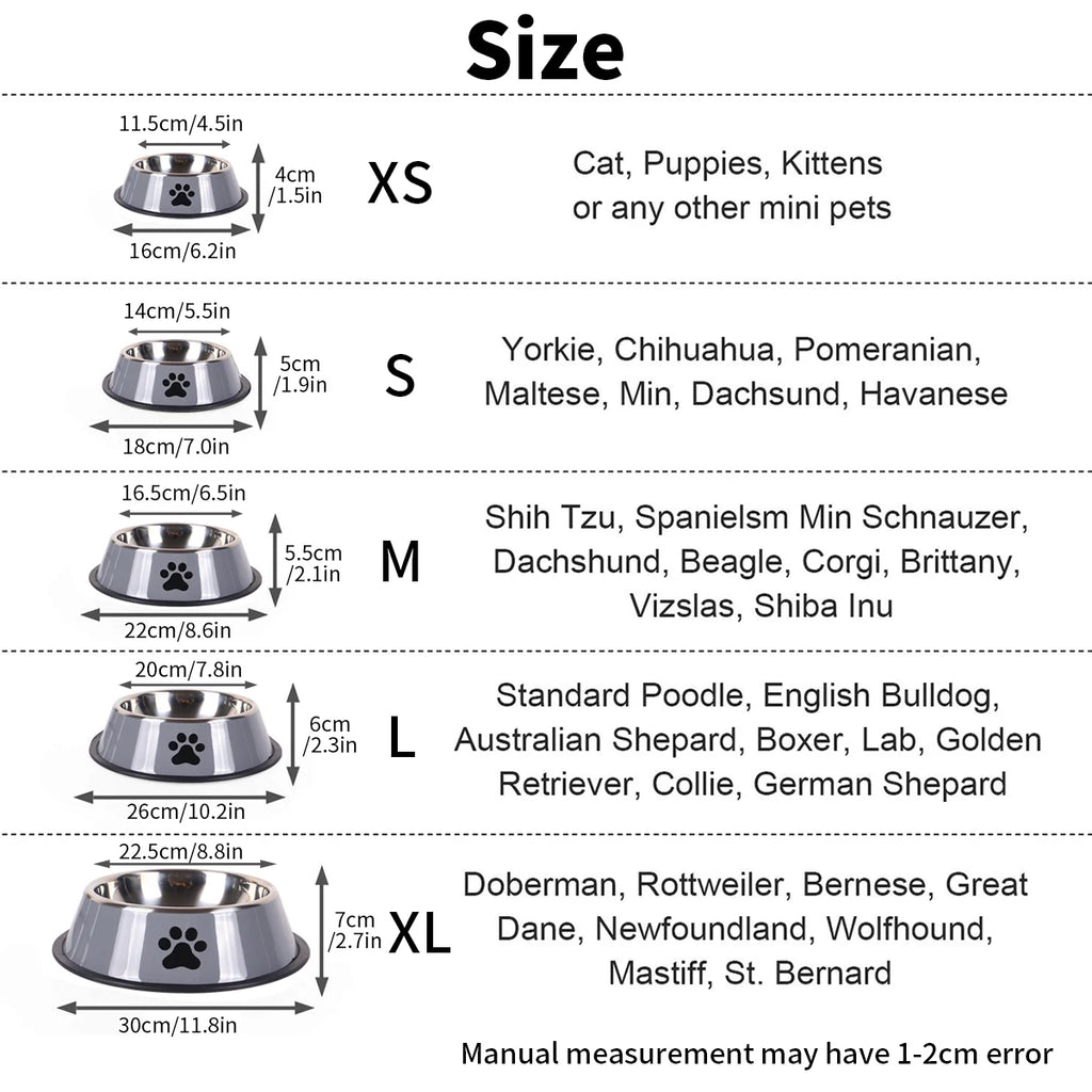 Durable & Safe Stainless Steel Dog Bowl