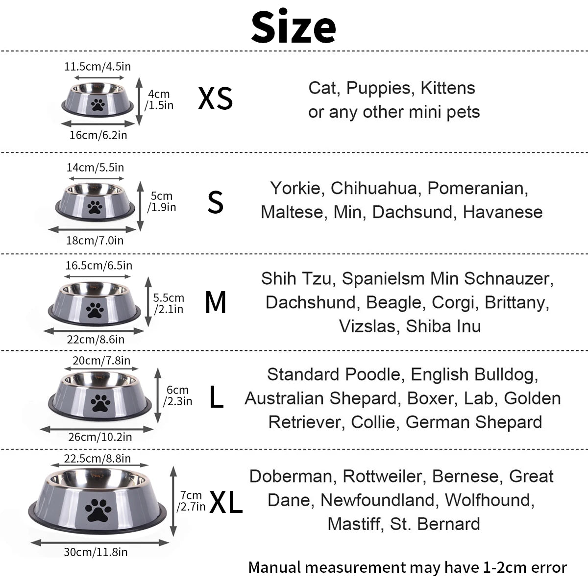 Durable & Safe Stainless Steel Dog Bowl