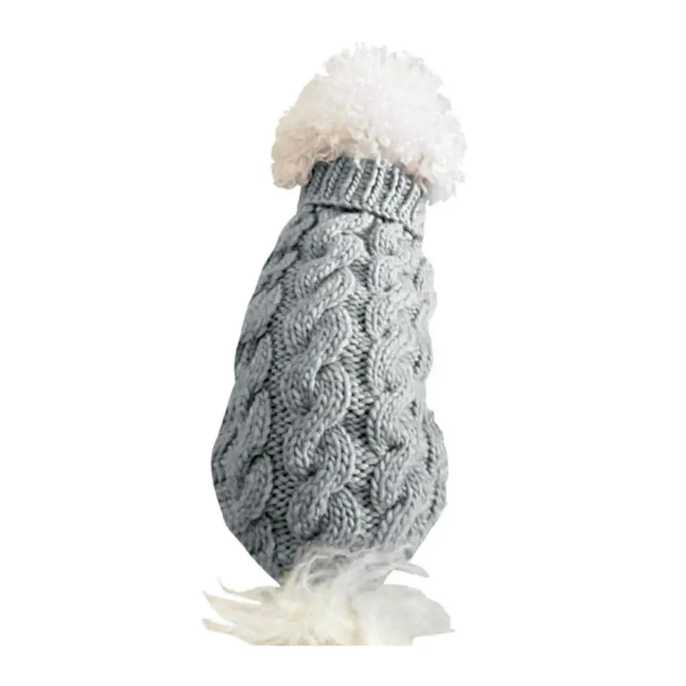 Pet Winter Sweater - Cozy Knitted Dog Clothes
