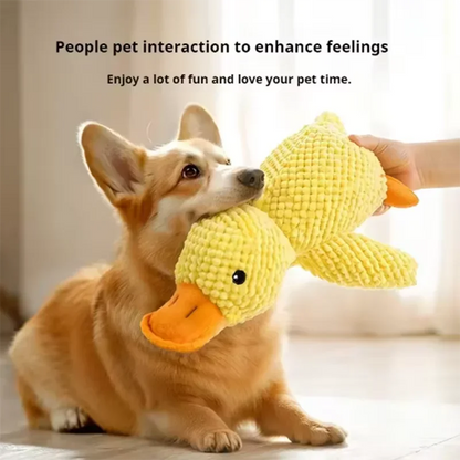 Interactive Bite-Resistant Duck Toy for Large Dogs