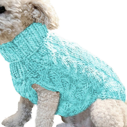 Pet Winter Sweater - Cozy Knitted Dog Clothes