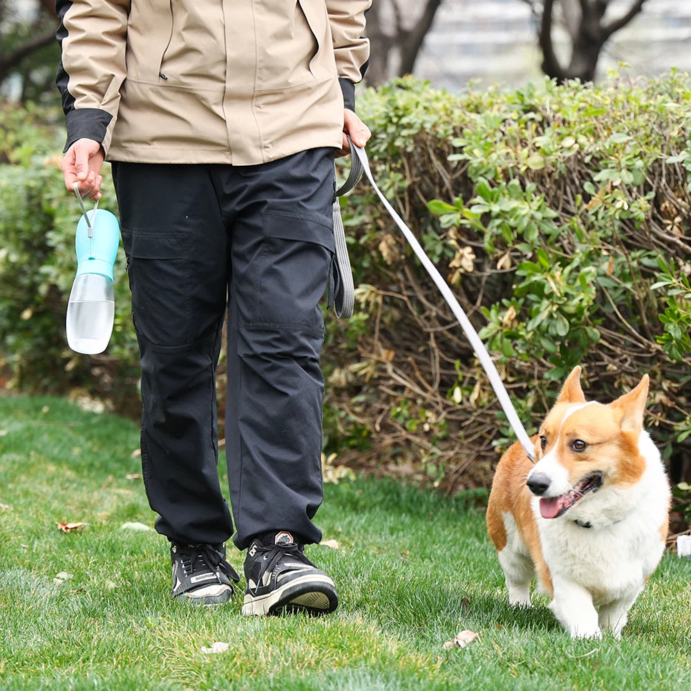Portable Pet Water Bottle & Bowl - 300ml/500ml