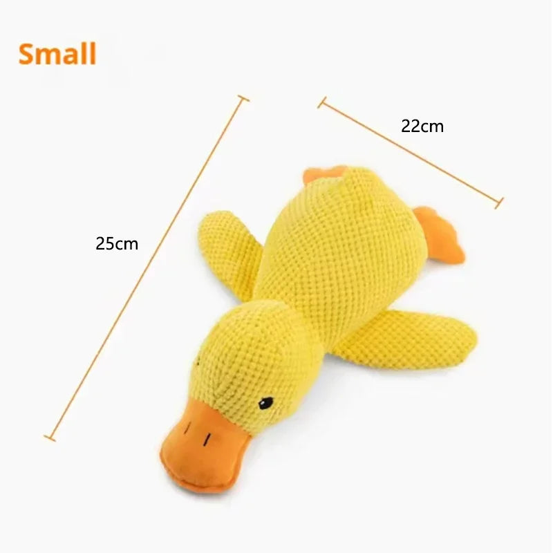 Interactive Bite-Resistant Duck Toy for Large Dogs
