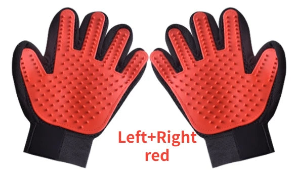 Cat grooming glove for cats wool Pet Hair Deshedding Brush Comb Glove For Pet Dog Cleaning Massage Glove For accessories