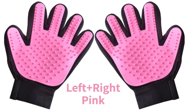 Cat grooming glove for cats wool Pet Hair Deshedding Brush Comb Glove For Pet Dog Cleaning Massage Glove For accessories