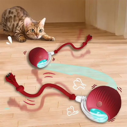 Automatic Teasing Cat Balls & Sticks - Durable Toys