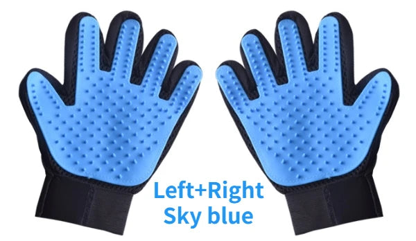 Cat grooming glove for cats wool Pet Hair Deshedding Brush Comb Glove For Pet Dog Cleaning Massage Glove For accessories