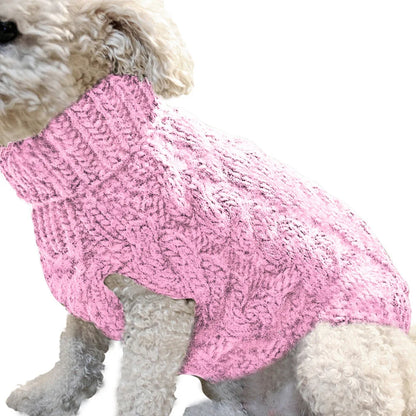 Pet Winter Sweater - Cozy Knitted Dog Clothes