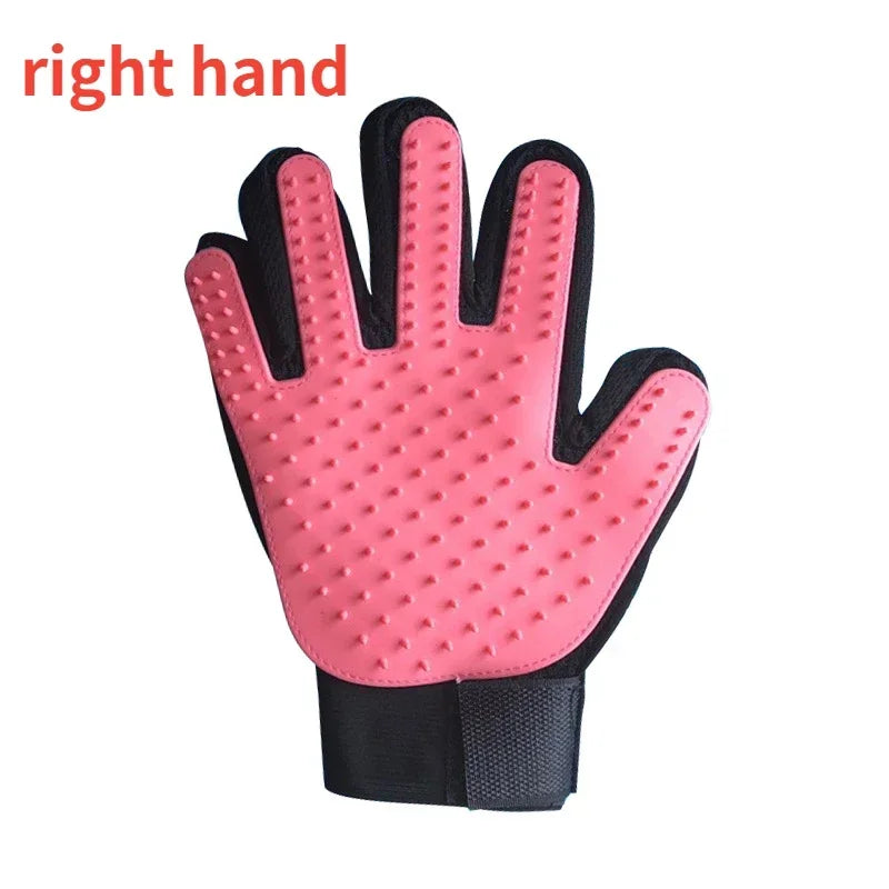 Cat grooming glove for cats wool Pet Hair Deshedding Brush Comb Glove For Pet Dog Cleaning Massage Glove For accessories