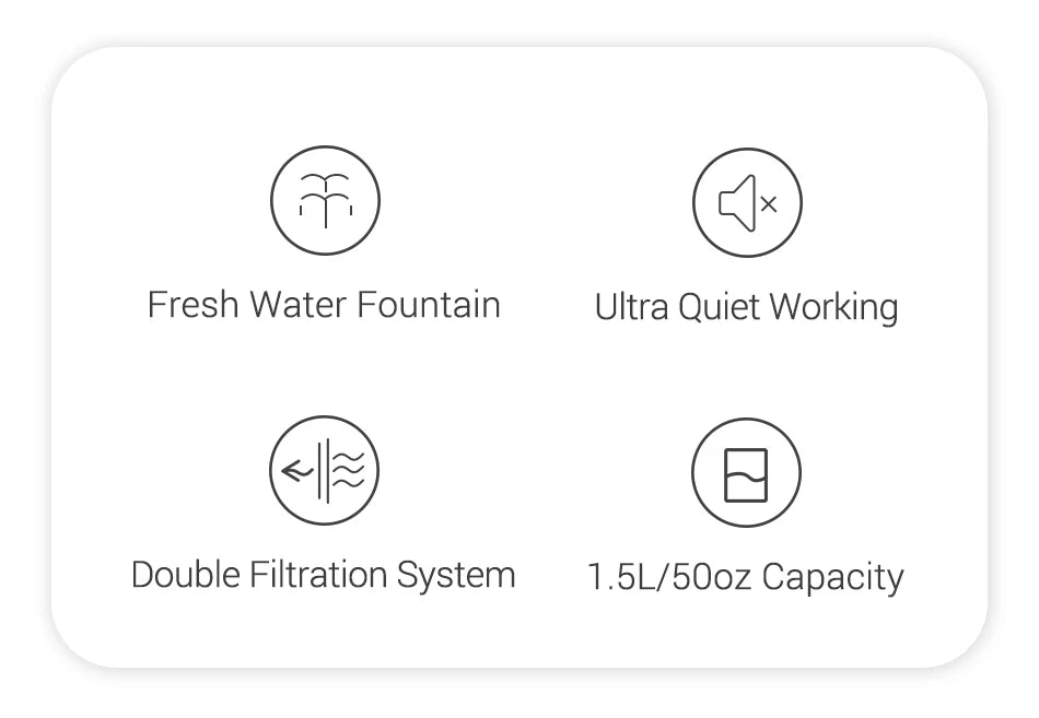 Automatic Cat Water Fountain ROJECO