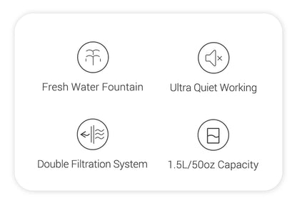 Automatic Cat Water Fountain ROJECO