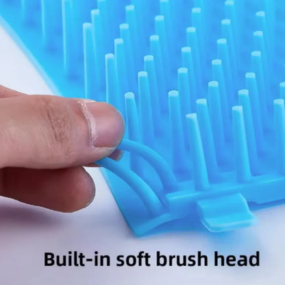 Pet Paw Cleaner Brush & Towel - Portable Dog Supplies