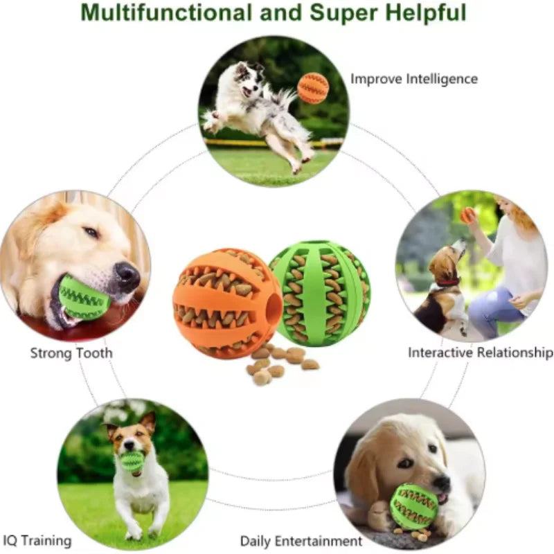 Interactive Rubber Ball – Fun, Safe, and Engaging for Pets