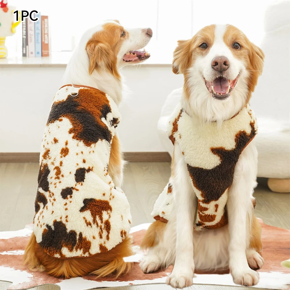 Winter Flannel Pet Coat for Dogs & Cats 5-35kg