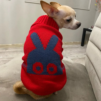 Warm Knitted Dog Sweater for Small & Medium Pets
