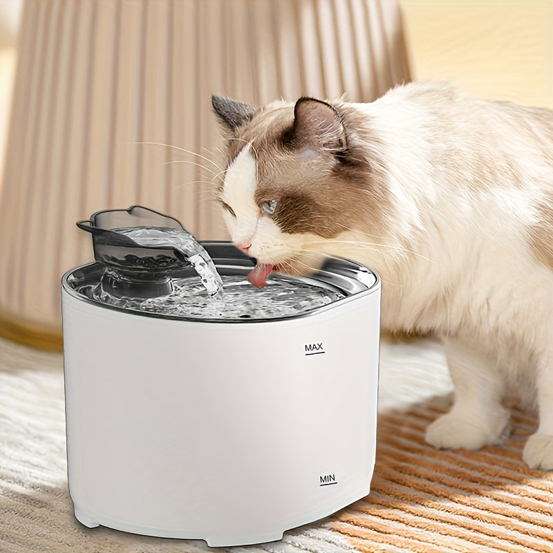 2.2L Cat Water Fountain – Ultra-Quiet Hydration for Your Cat Friend